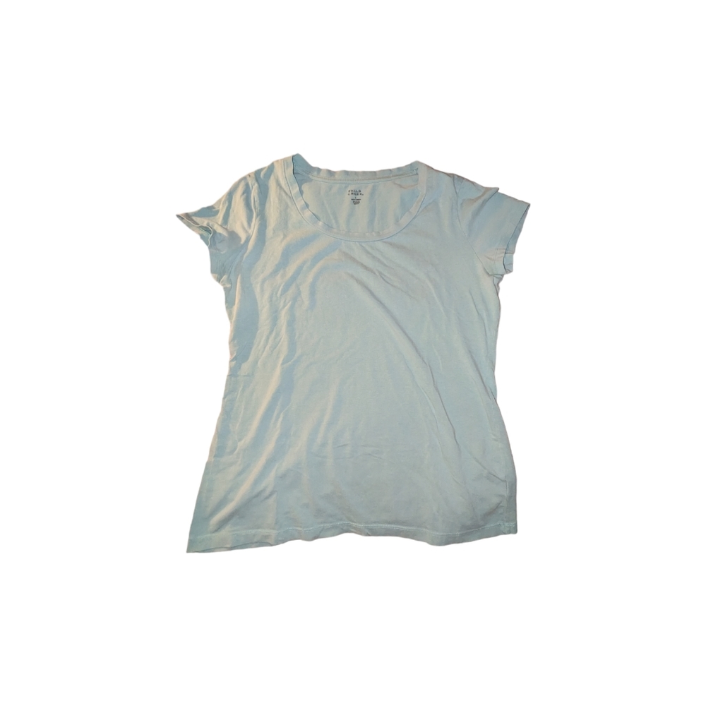 Falls Creek Light Green Short Sleeve Shirt Size Large